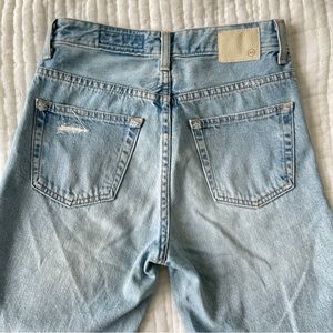 AG Adriano Goldschmied Rhett Light Wash Vintage High Waist Straight Jeans